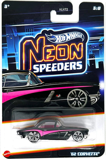 Hot Wheels Neon Speeders Series - 2024 Mix 2 - Exclusivo de Walmart - HLH72-HRW75 - Conjunto de ocho (8) autos