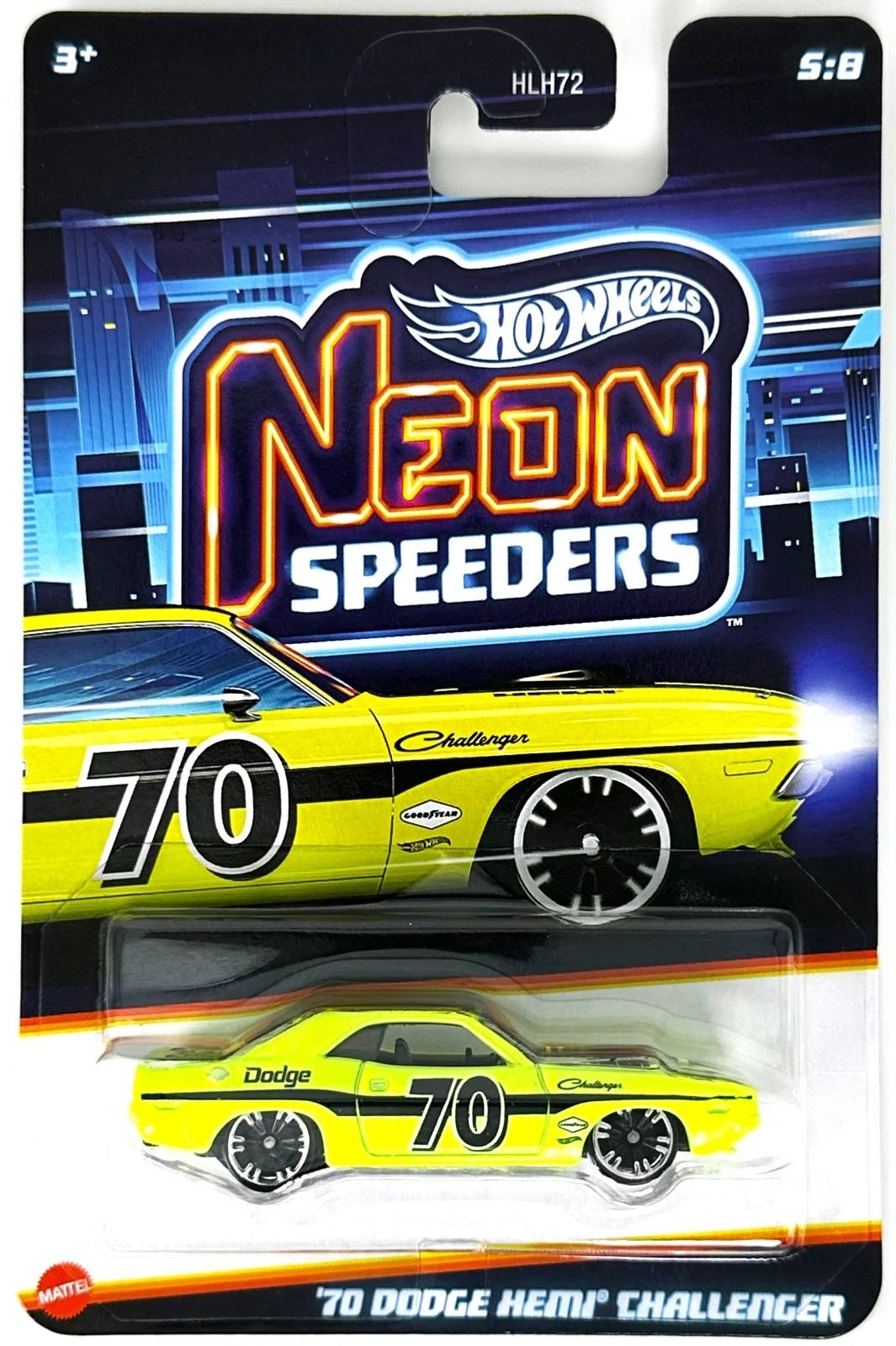 Hot Wheels Neon Speeders Series - 2024 Mix 2 - Exclusivo de Walmart - HLH72-HRW75 - Conjunto de ocho (8) autos