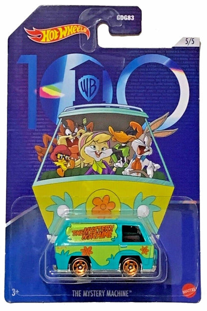 Hot Wheels The Mystery Machine Warner Bros. 100th Anniversary 5/5 - HLK33 - Plus (+) a Bonus Hot Wheel