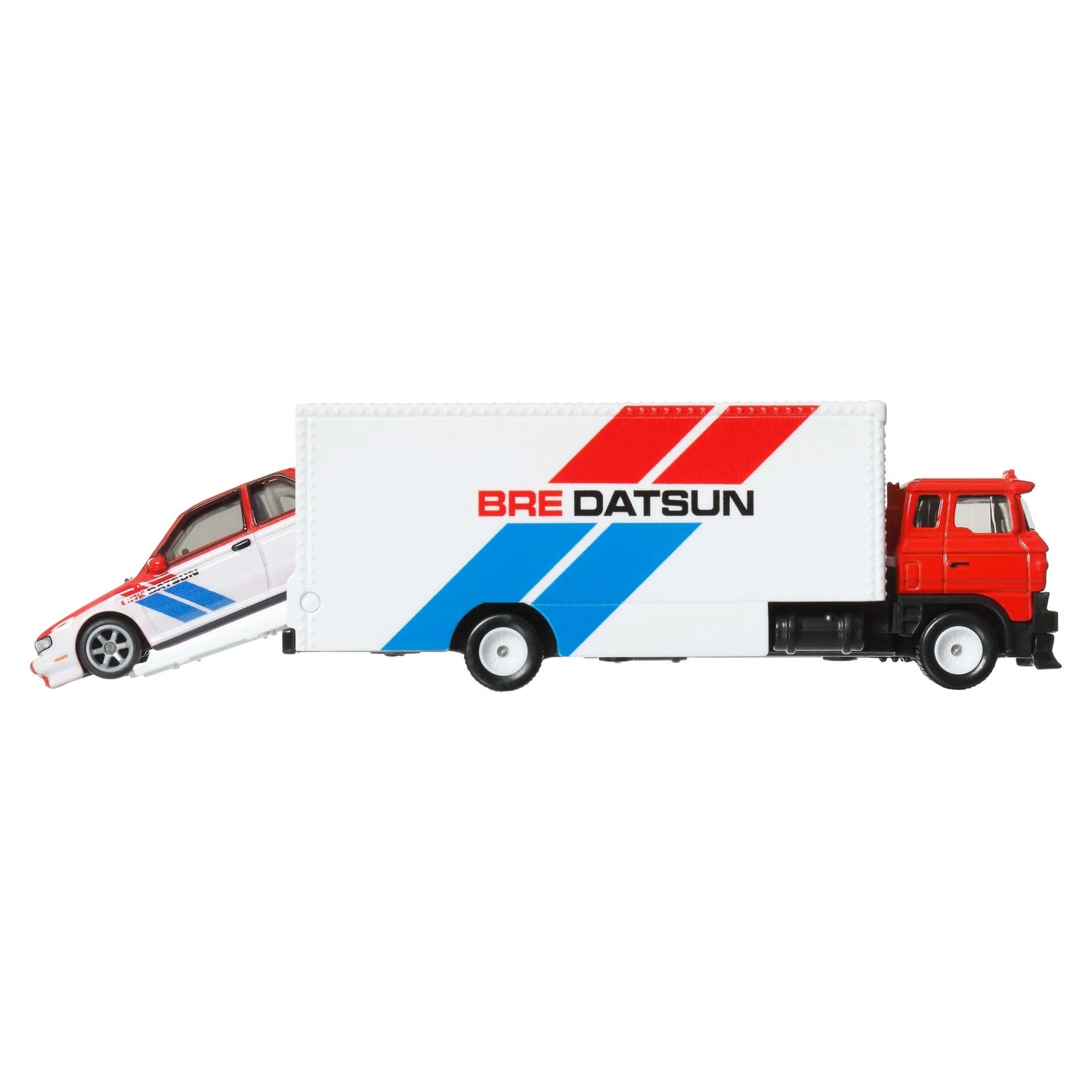 Hot Wheels Premium Collector Set, 3 Datsun-Nissan Cars & 1 Transporter - HRT52 - BRE