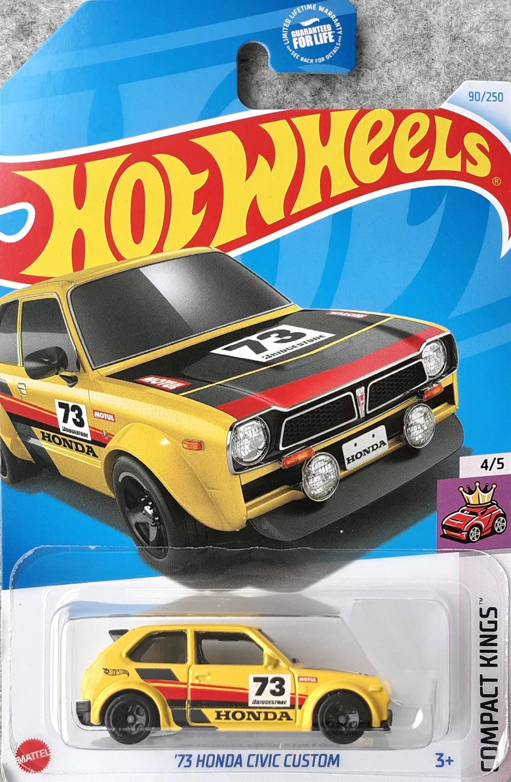 Hot Wheels - 73 Honda Civic Custom Personnalisé Hot Wheels - 73 Honda Civic Custom Personnalisé