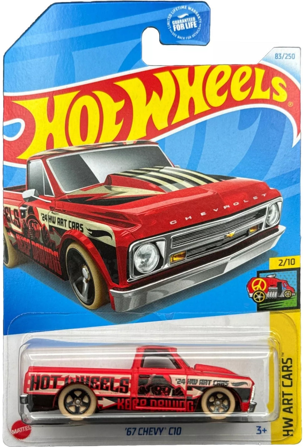 Hot Wheels '67 Chevy C10 HW Art Cars HTD72