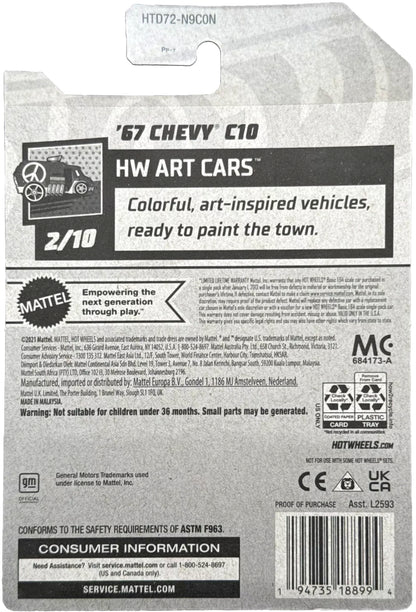 Hot Wheels '67 Chevy C10 HW Art Cars HTD72