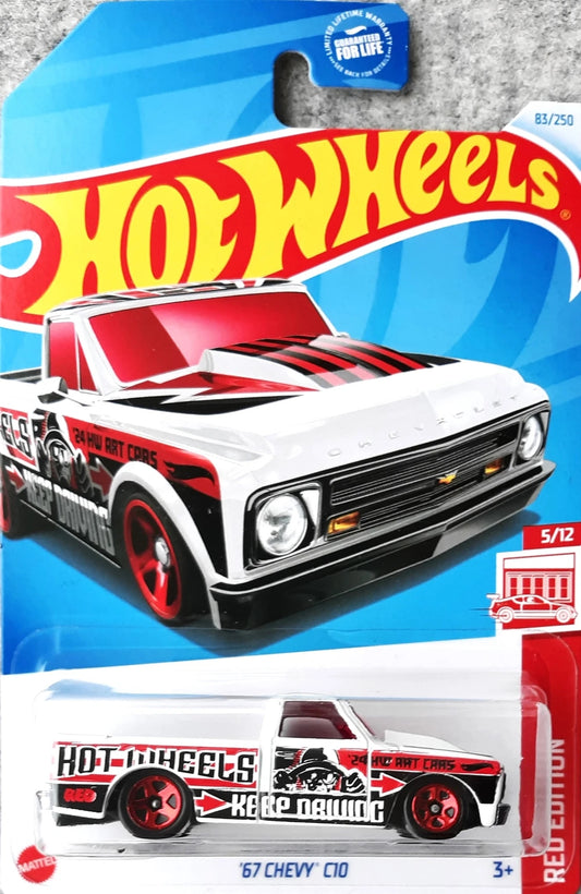 Hot Wheels '67 Chevy C10 HW Red Edition HTF77 - Target Exclusive