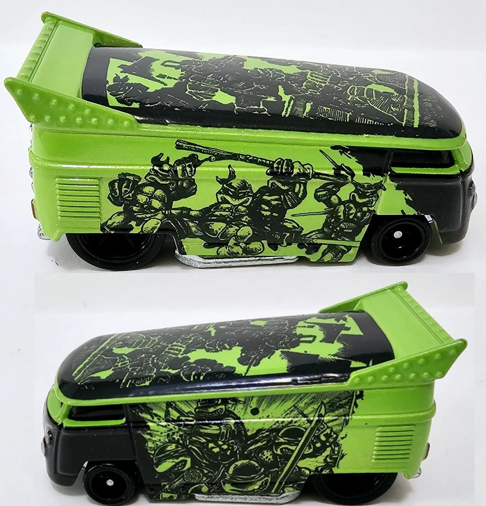 Hot Wheels Pop Culture Volkswagen Drag Bus HVJ46 - Eastman and Laird's Teenage Mutant Ninja Turtles - Premium with Real Riders - TMNT