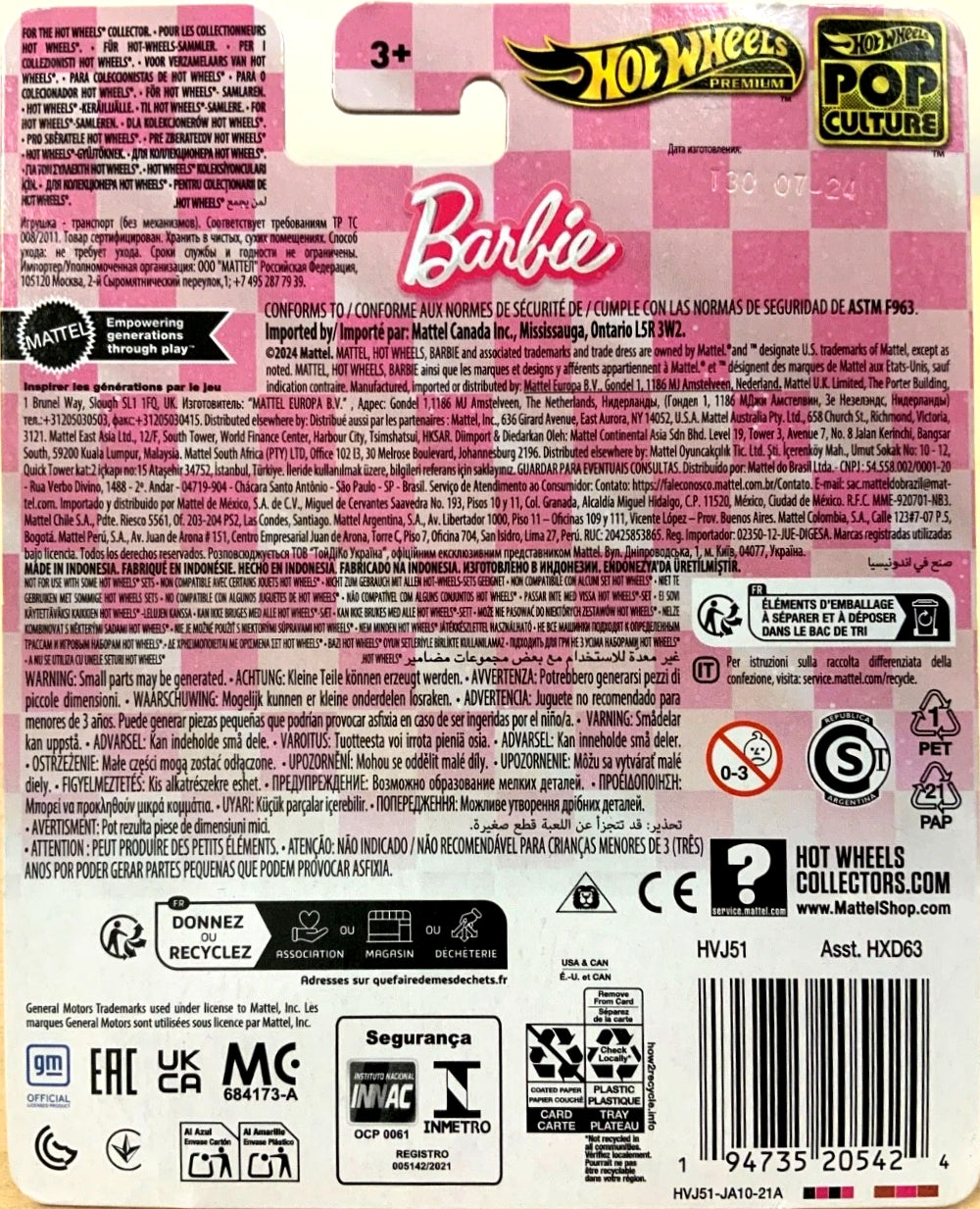 Hot Wheels Pop Culture Pizza Planet Truck FYP65 - Premium avec de vrais passagers - Toy Story