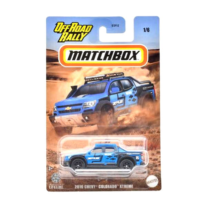 MATCHBOX Off Road Rally II Series 2024 - HVT01-GGF12 - Set of Six (6) - Walmart Exclusive