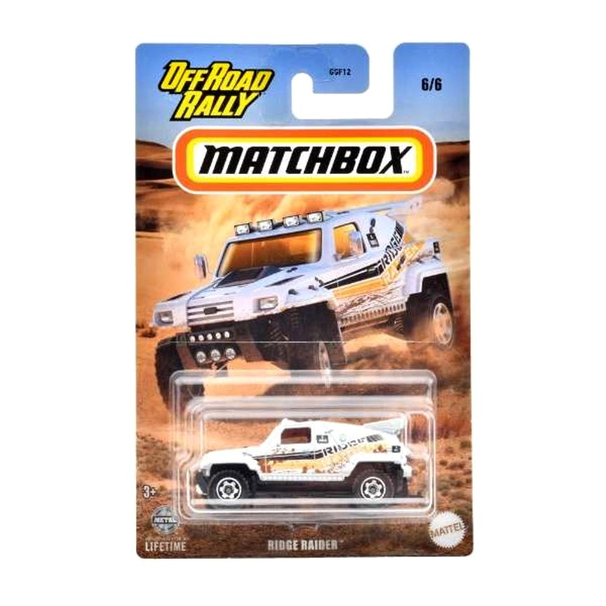 MATCHBOX Off Road Rally II Series 2024 - HVT01-GGF12 - Set of Six (6) - Walmart Exclusive