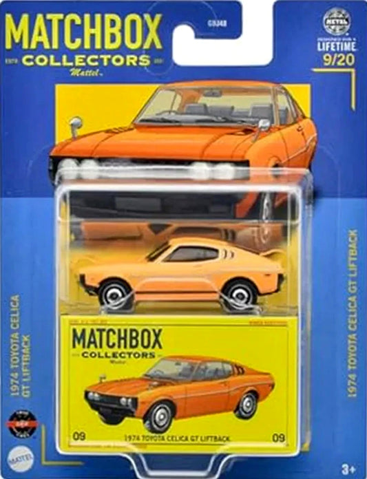 MATCHBOX Collectors 1974 Toyota Celica GT Liftback HVW16 - Premium with True Grip Tires
