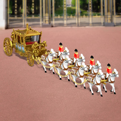 MATCHBOX Collectors Coronation 1762 Gold State Coach - HWJ96