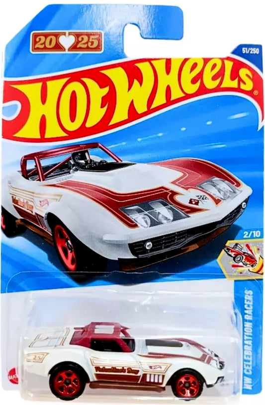 Hot Wheels '69 Corvette Racer HW Celebration Racers HWY01 - Valentine Edition