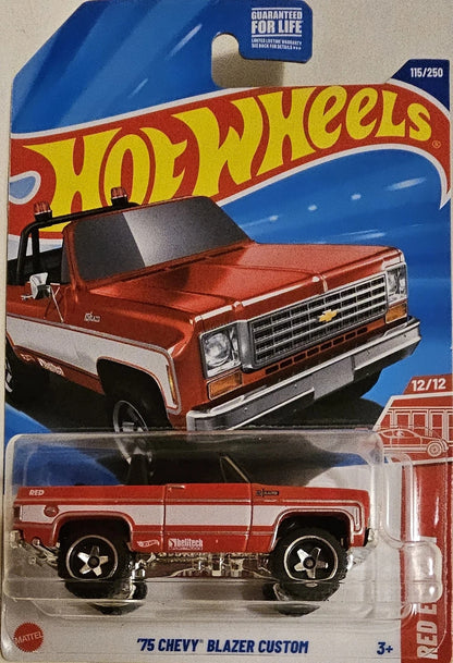 Hot Wheels '75 Chevy Blazer Custom HW Red Edition HYY49 - Target Exclusive