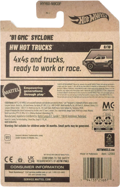 Hot Wheels '91 GMC Syclone HW Hot Trucks HYY60