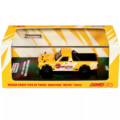 INNO64 Nissan Sunny Pick Up Truck Hakotora Motul Livery - IN64-HKT-MOTUL