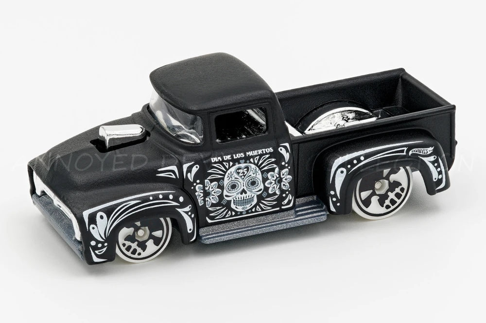 Hot Wheels Custom '56 Ford Truck HW Celebration Racers JBB43 - Day of the Dead - Halloween
