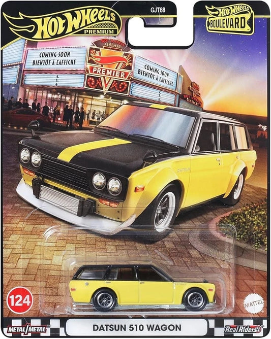 Hot Wheels Boulevard Datsun 510 Wagon JBL21 - Premium with Real Riders