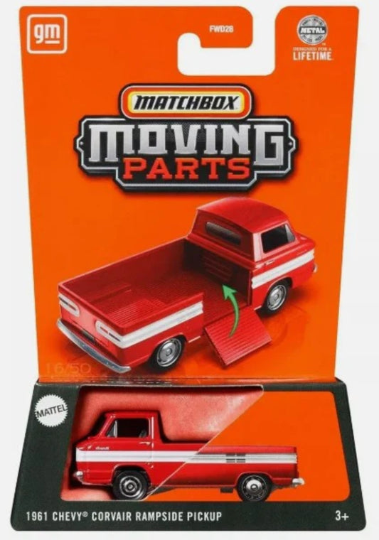MATCHBOX 1961 Chevy Corvair Rampside Pickup JBW95 - Moving Parts Series