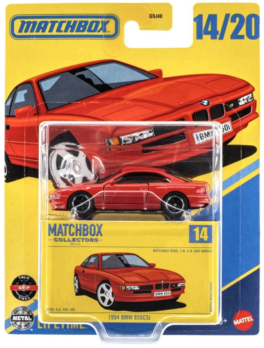 BMW E30 M3 HVW08 de 1993, collectionneurs MATCHBOX, Premium avec pneus True Grip