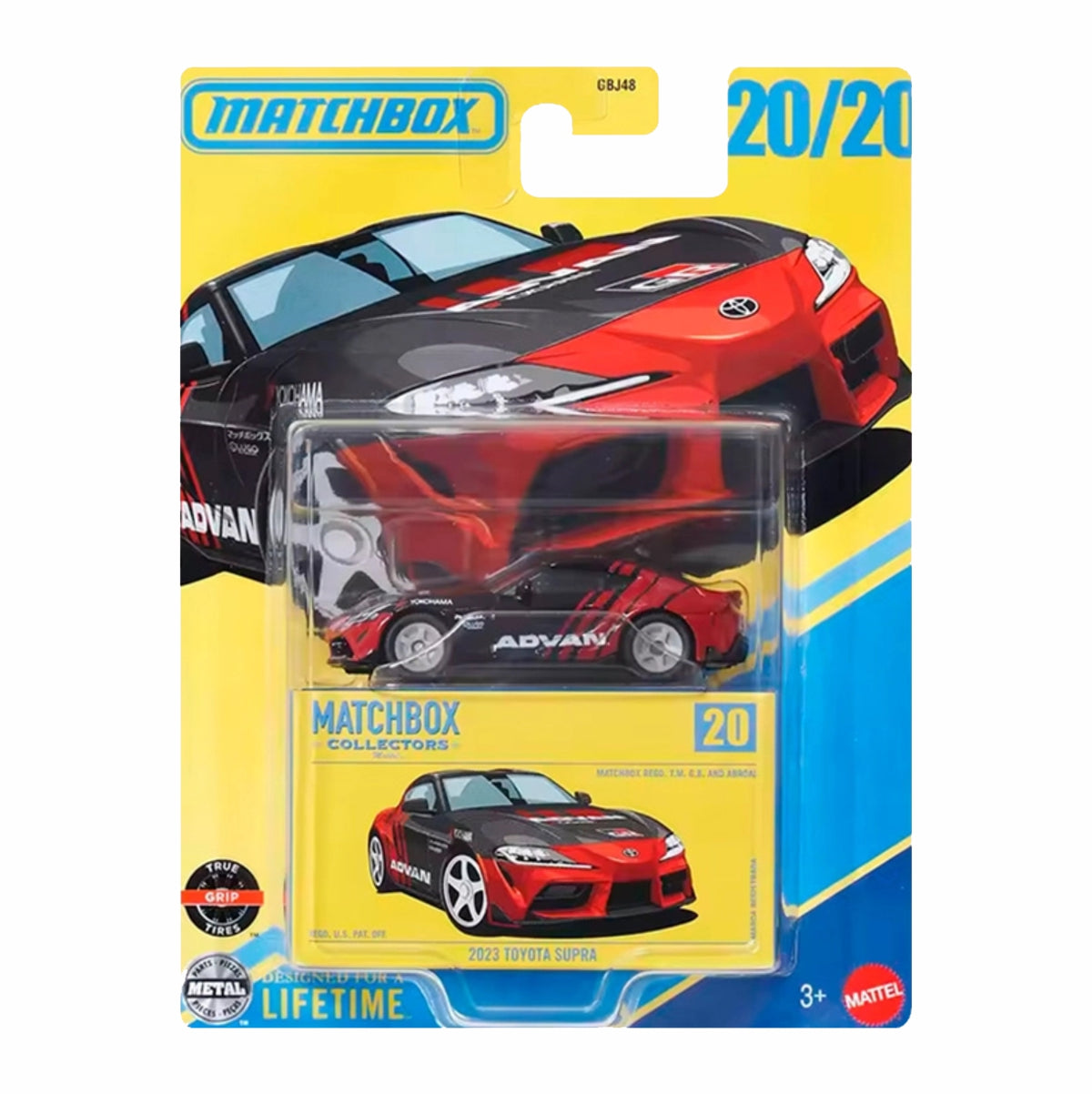MATCHBOX Collectors 2023 Toyota Supra JCL44 - Premium with True Grip Tires