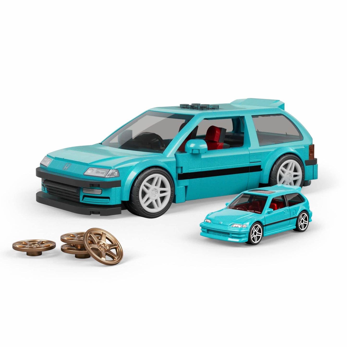 Mattel Brick Shop Hot Wheels Custom ’90 Honda Civic EF Building Set JHF62