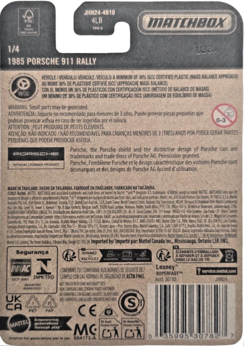 MATCHBOX Ford Mustang GT CS GTL04 de 1968 - Exclusivo de Walmart 2020