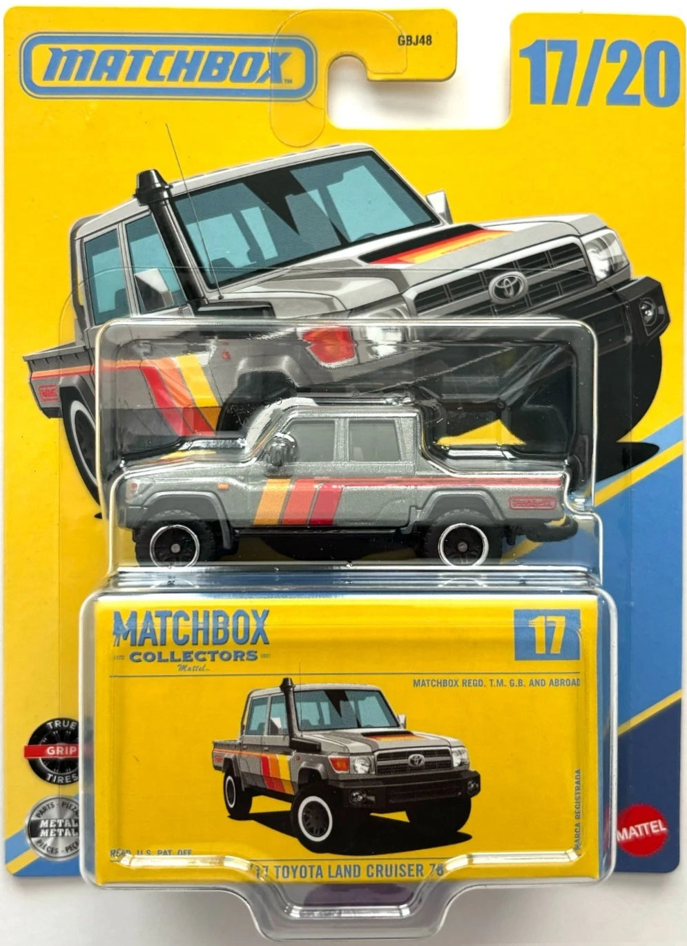 Jeep Wrangler JL HVW24 de collection MATCHBOX 2018 - Premium avec pneus True Grip