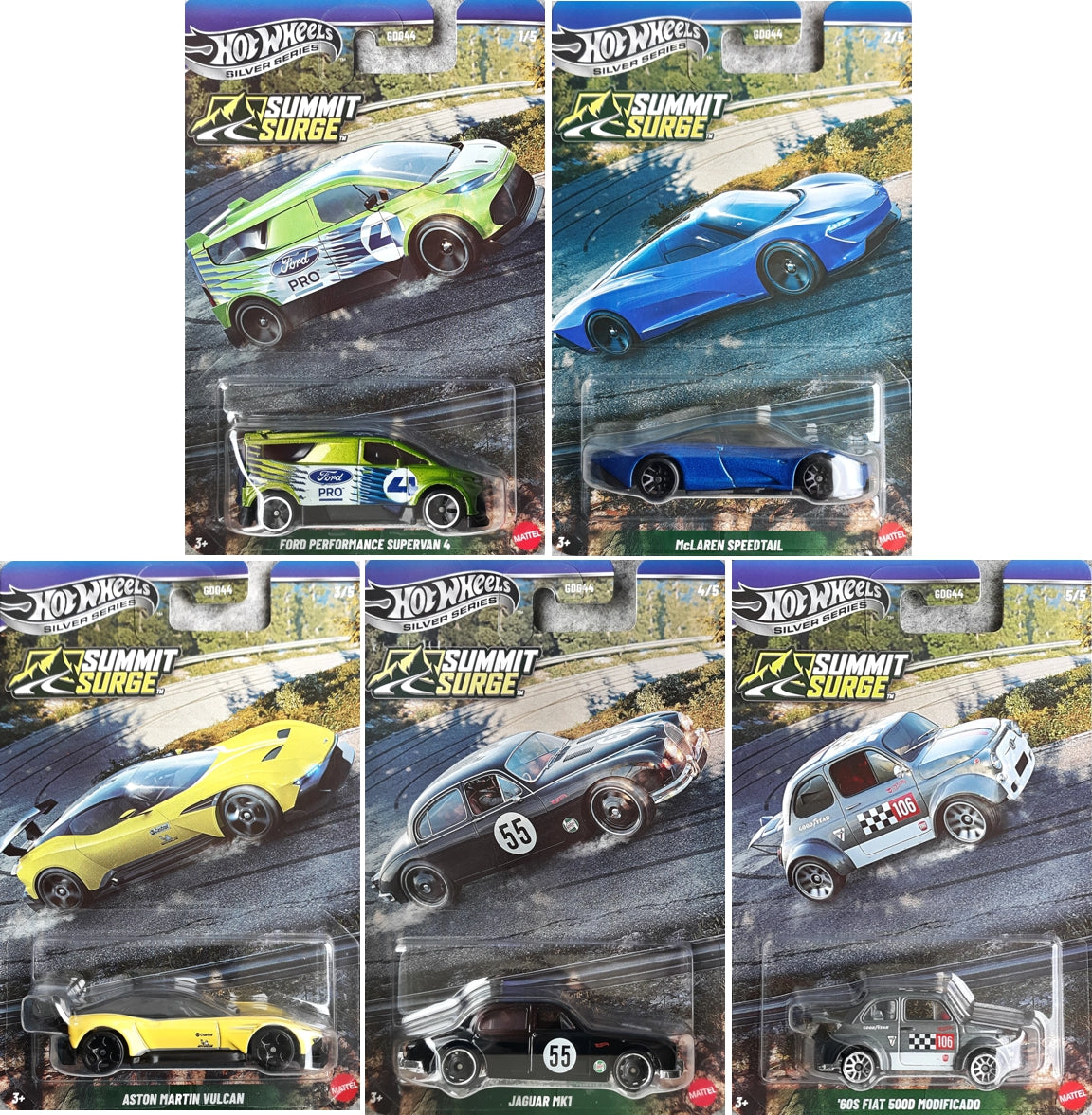Hot Wheels Série Scènes de rue des années 90 2025 - JCB57-GDG44 - Coffret complet