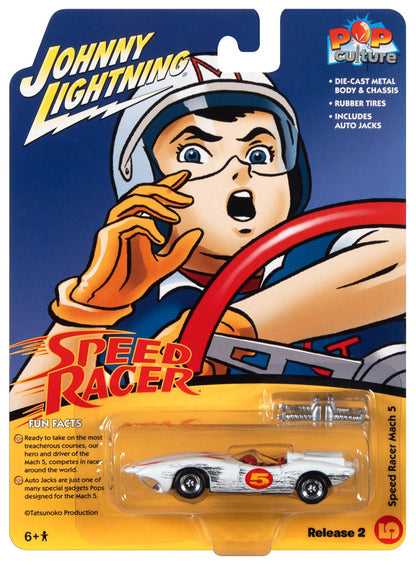 Johnny Lightning Speed Racer Mach 5 Japan - Race Worn Version - JLPC004-JLSP159 - 1:64