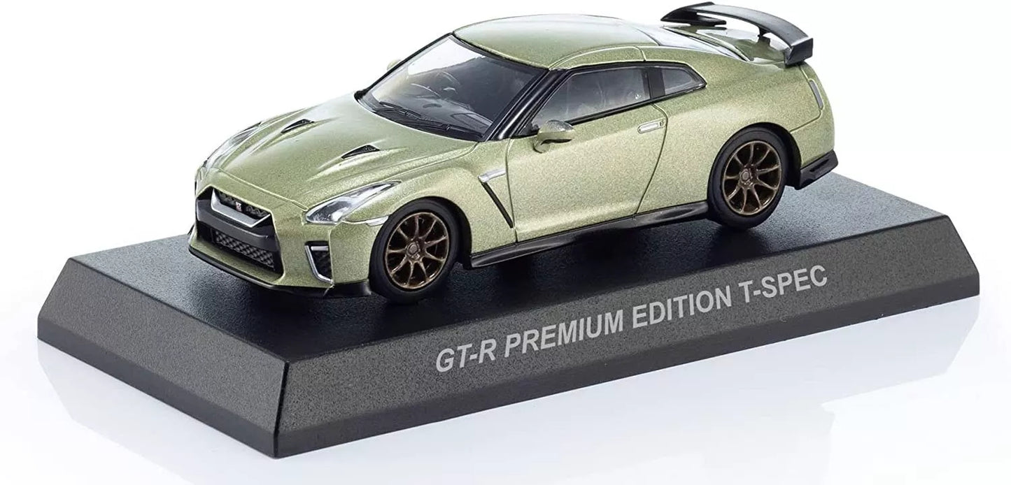 Kyosho Mini Car & Book - Nissan GT-R Premium Edition T-Spec - Limited – Millennium Jade Green Metallic - K07067TJ