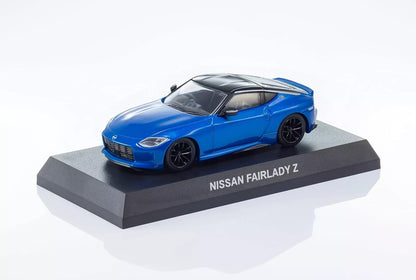 Kyosho Mini Car & Book - Nissan Fairlady Z - Limited Edition – Blue - K07117BL