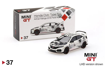 Mini GT Honda Civic Type R (FK8) ArtCar Manga 2018 Paris Auto Show - MGT00037-MJ - Limited Edition