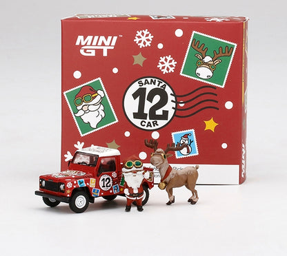 MINI GT Land Rover Defender 90 Pickup -  Christmas Edition #320 - MGT00320-R