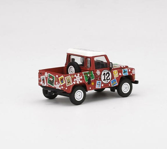 MINI GT Land Rover Defender 90 Pickup -  Christmas Edition #320 - MGT00320-R