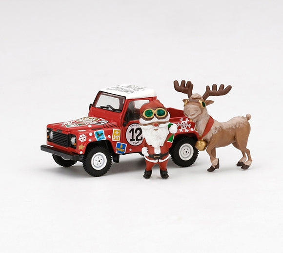 MINI GT Land Rover Defender 90 Pickup -  Christmas Edition #320 - MGT00320-R