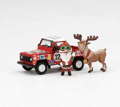 MINI GT Land Rover Defender 90 Pickup -  Christmas Edition #320 - MGT00320-R