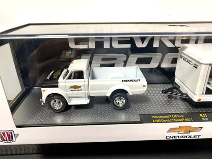 M2 Machines 1970 Chevrolet C60 Truck & 1985 Chevrolet Camaro IROC-Z R41 20-22