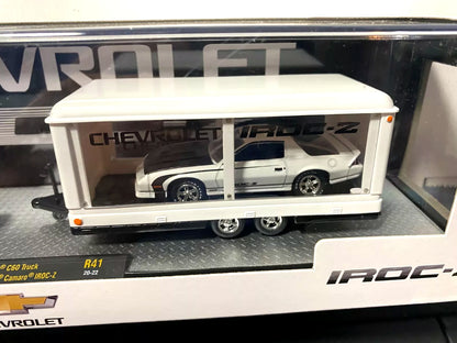 M2 Machines 1970 Chevrolet C60 Truck & 1985 Chevrolet Camaro IROC-Z R41 20-22