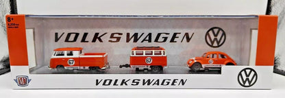 M2 Machines 1960 VW Double Cab Truck USA Model & 1967 VW Beetle Deluxe U.S.A. Model R48 21-18