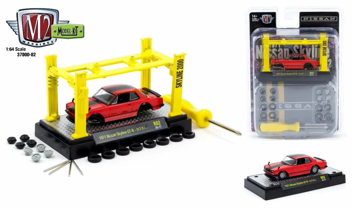 M2 Machines 1971 Nissan Skyline GT-R R82 Model Kit 25-17