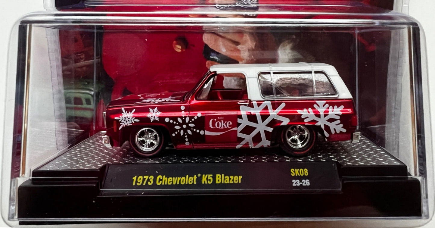 M2 Machines 1973 Chevrolet K5 Blazer 2023 Walmart Coca-Cola Exclusive - 1:64 Scale - SK08 23-26