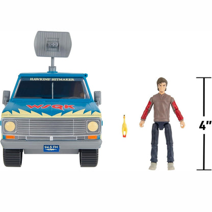 Stranger Things WSQK Squawk Van Playset with Steve Harrington Figure