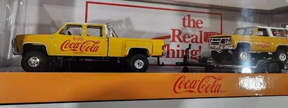 M2 Machines Coca-Cola - 1972 Chevrolet Cheyenne Super 30 and 1973 Chevrolet K5 Blazer TW28 23-07