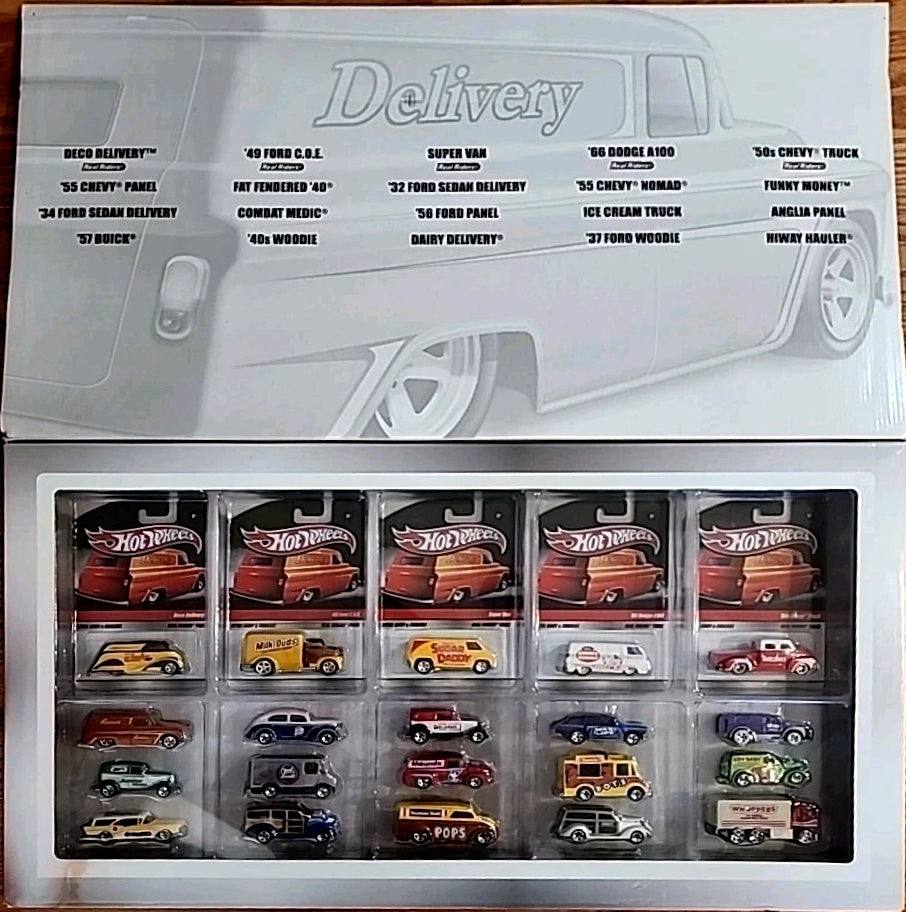 Hot Wheels 50.º Aniversario ZAMAC Flames Series 2018 - FRN23-FRN24 - Conjunto completo