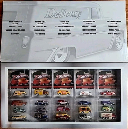 Hot Wheels 50.º Aniversario ZAMAC Flames Series 2018 - FRN23-FRN24 - Conjunto completo