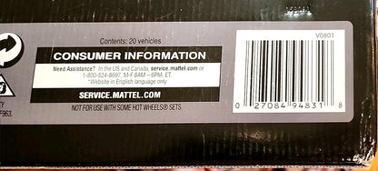 Hot Wheels 50.º Aniversario ZAMAC Flames Series 2018 - FRN23-FRN24 - Conjunto completo