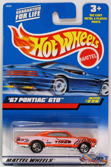 Vintage Hot Wheels '67 Pontiac GTO 29282 - Plus (+) a Bonus Hot Wheel