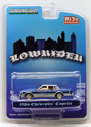 1986 Chevrolet Caprice Lowrider 51389 - Greenlight Collectibles - Limited Edition - MiJo Exclusive