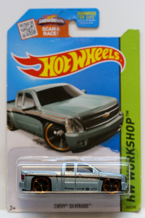 Hot Wheels Chevy Silverado Pickup HW Workshop CFL57 - Plus (+) a Bonus Hot Wheel - Rare and HTF