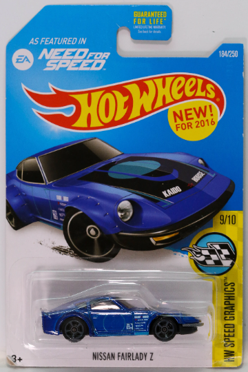 Hot Wheels Nissan Fairlady Z HW Speed Graphics DHP27