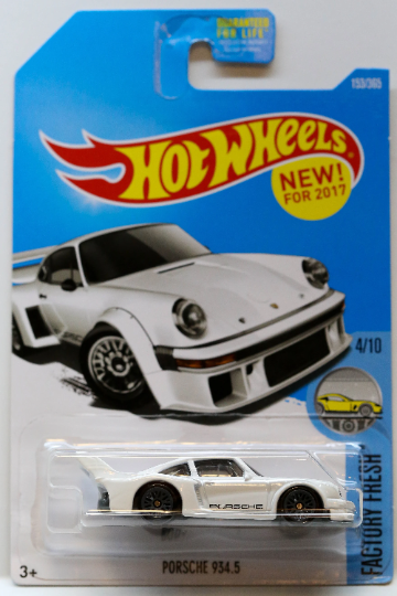 Hot Wheels Porsche 934.5 HW Factory Fresh DTW87